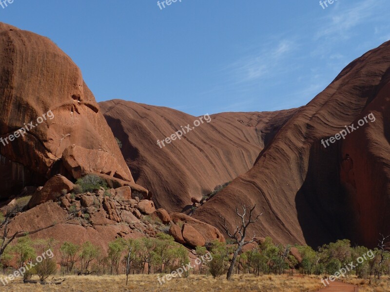 Australia Uluru Ayersrock Outback Ayers Rock