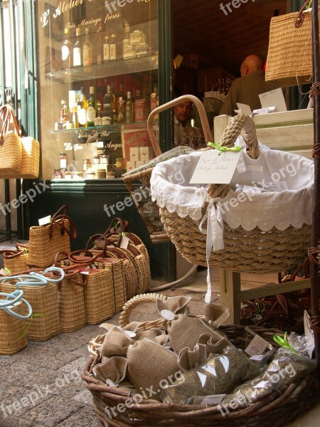 Uzès Southern France Provence Market Herbs