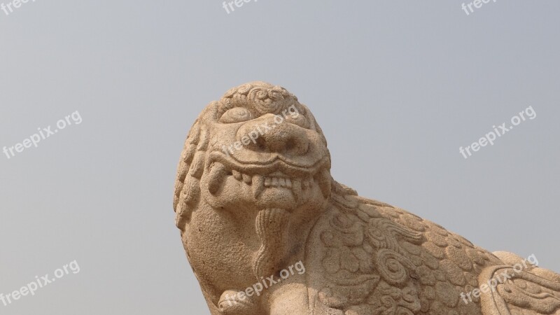 Haitai Entrance Of Kyng-bokkung Haitai Haitai Gargoyle Stone Statue Free Photos