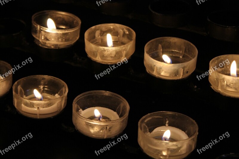 Candles Prayer Church Prayer Of Intercession Faith