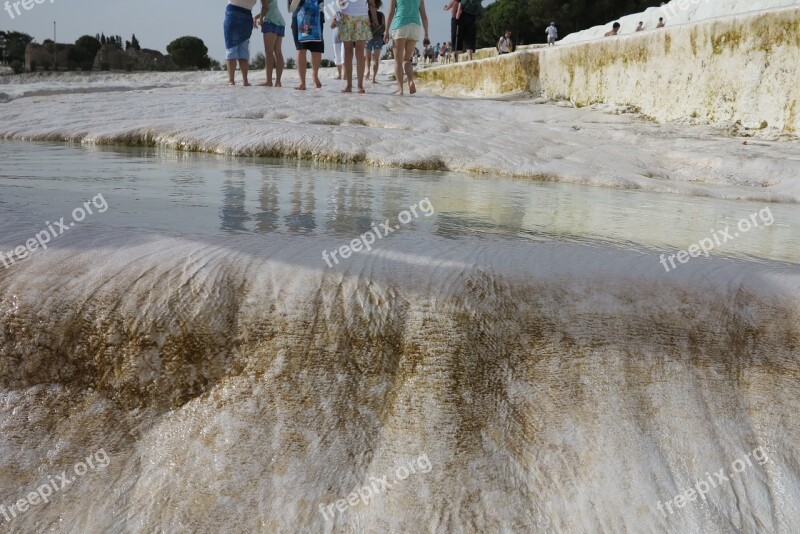 Turkey Pamukkale Lime Step People