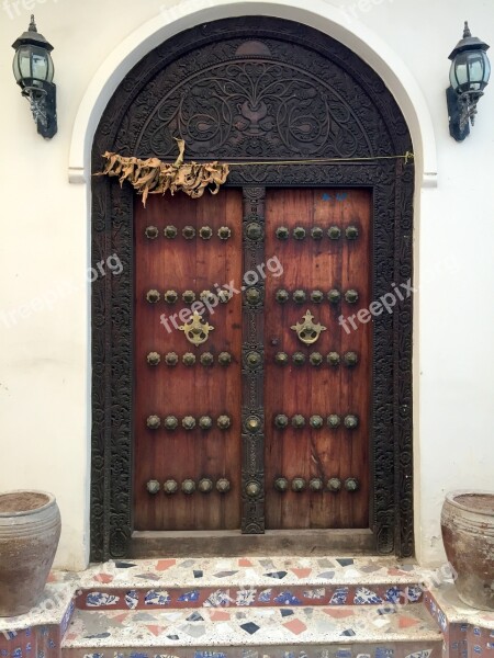 Door Zanzibar Architecture Africa House