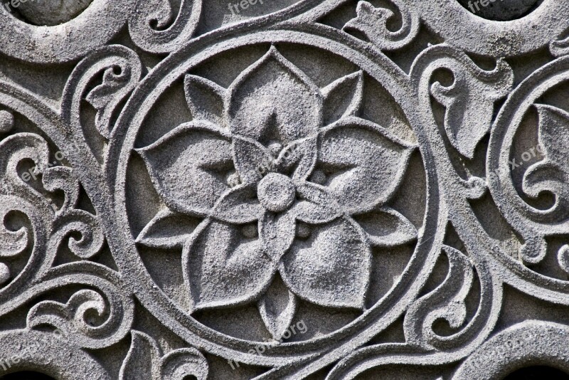 Design Monument Cemetery Flower Headstone