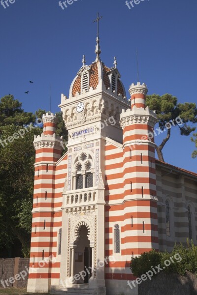 Arcachon Church Monuments Architecture Chapel