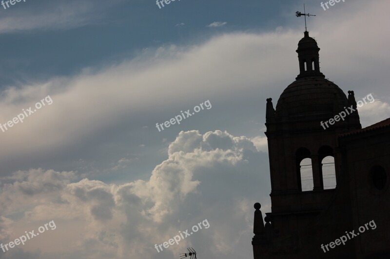 Backlight Monument Spain Salamanca Church