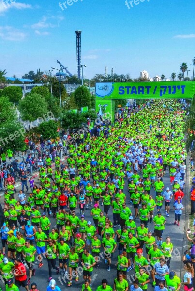 Tlv Tel Aviv Israel Tlv Marathon Tel Aviv Marathon