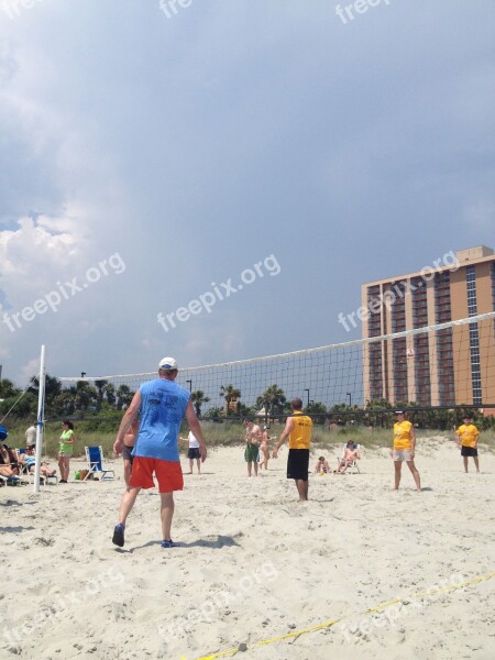 Volley Ball Summer Fun Game Sport