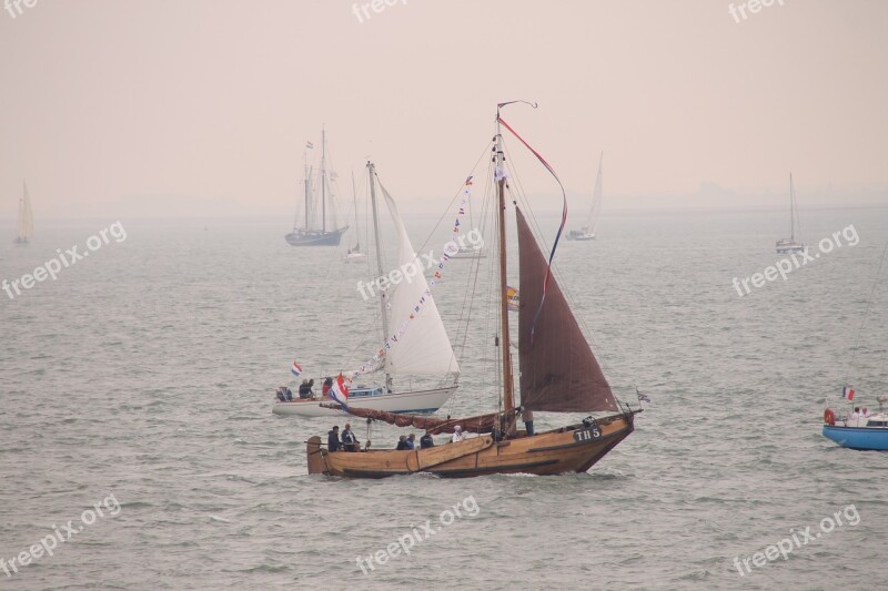 Boat Cutter Ship Water Sea