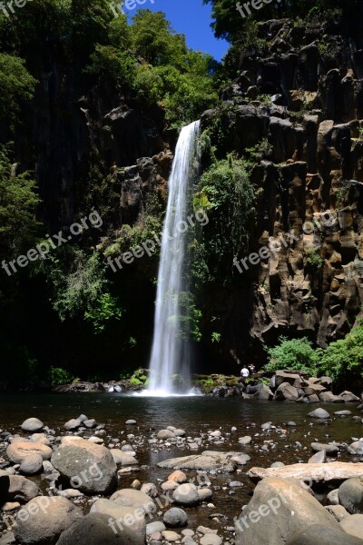 Waterfall Water Nature Mountain River River