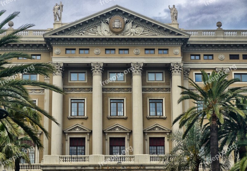 Architecture Building Facade Buildings Barcelona