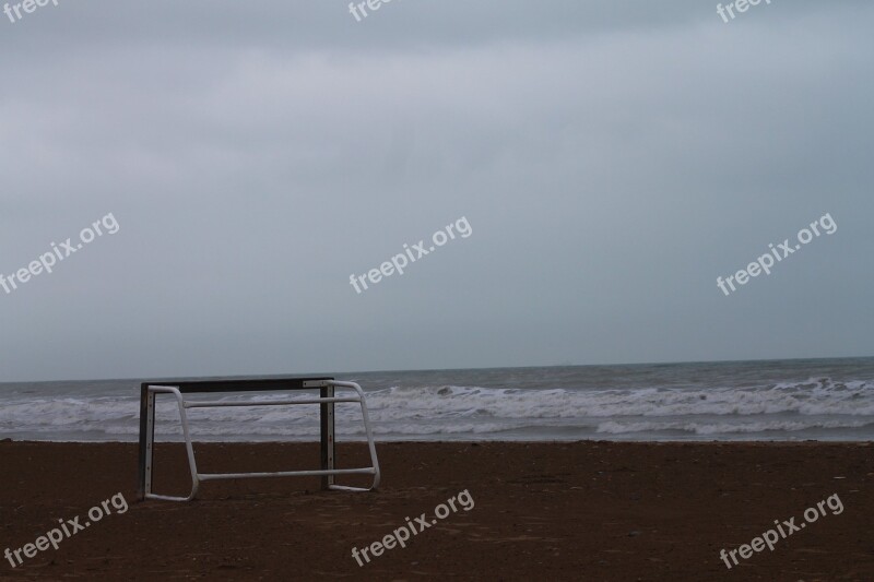 Beach Winter Porter Beach Sand Beach Free Photos