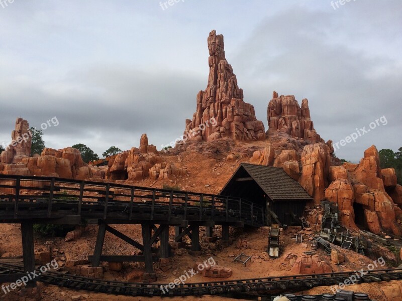 Disney Vacation Fun Rollercoaster Free Photos