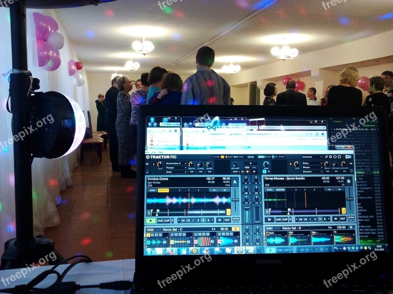 Disco Party Dj Disc Jockey Notebook