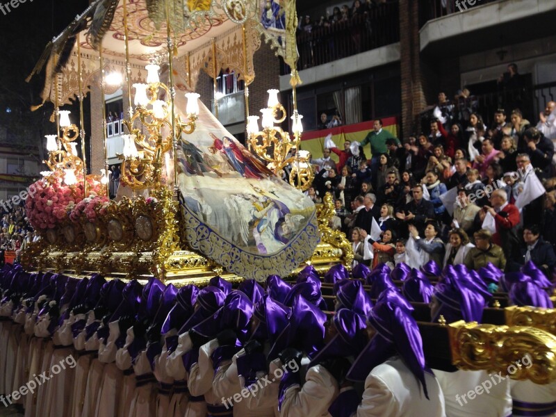 Spain Lorca Holy Week Procession Parade