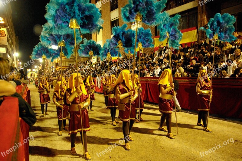 Spain Lorca Holy Week Parade Egyptians