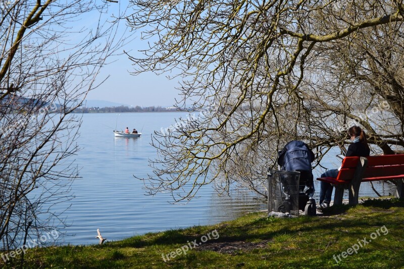 Lake Bank Fishing Boat Bench Rest