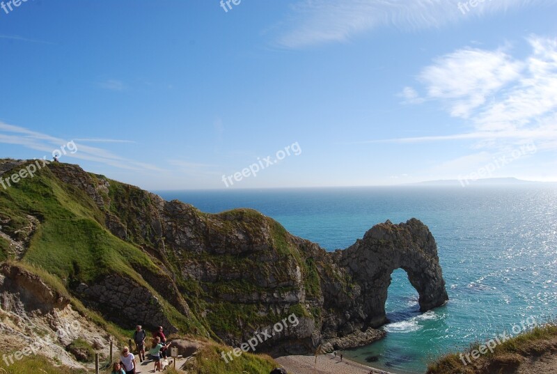 Jurassic Coast England Dorset Water Sea