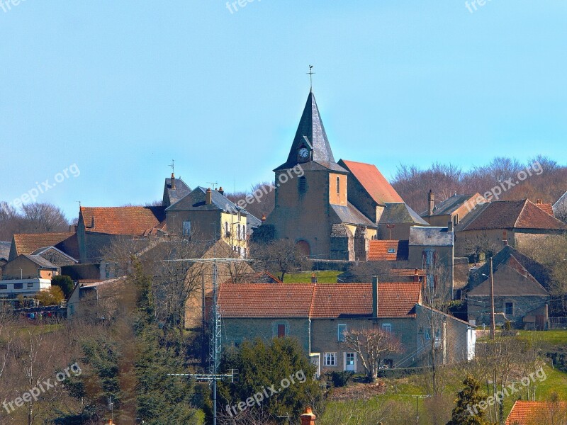 Saint Martin Of Le Puy Morvan Nièvre France Burgundy