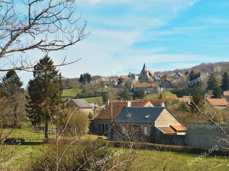 Saint Martin Of Le Puy Morvan Nièvre France Burgundy