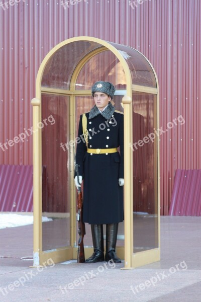 Guard Honor Sentimental Russia Moscow