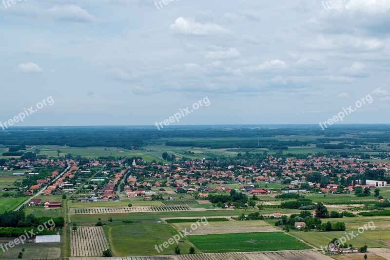 Landscape Jakabszállás Bird's Eye View Free Photos