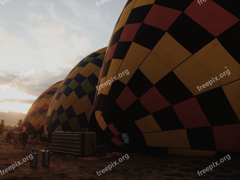 Hot Air Balloons Balloons Ballooning Colorful Recreation