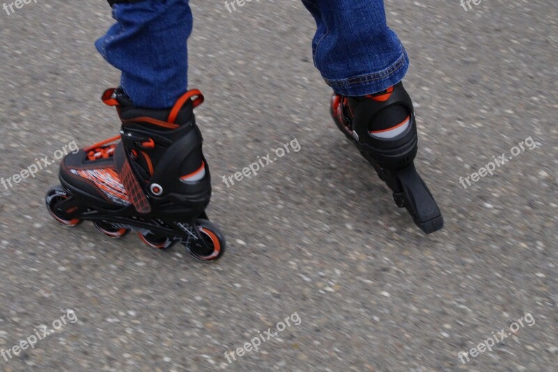 Inliner Inline Skates Skating Drive Child