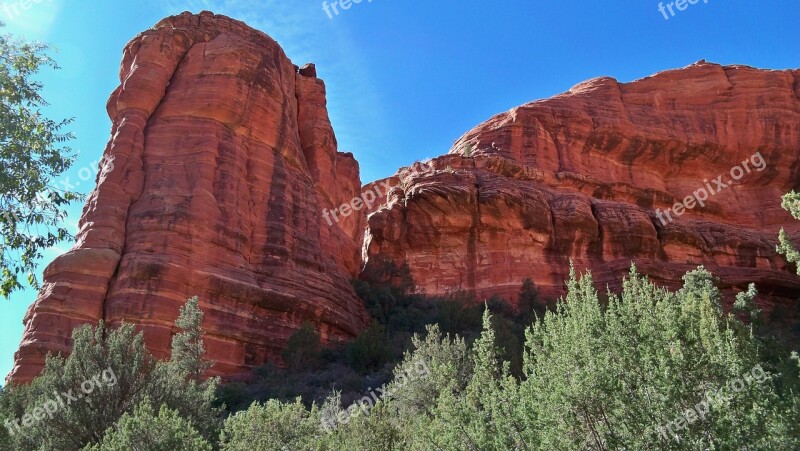 Sedona Red Rock Arizona Landscape Sky