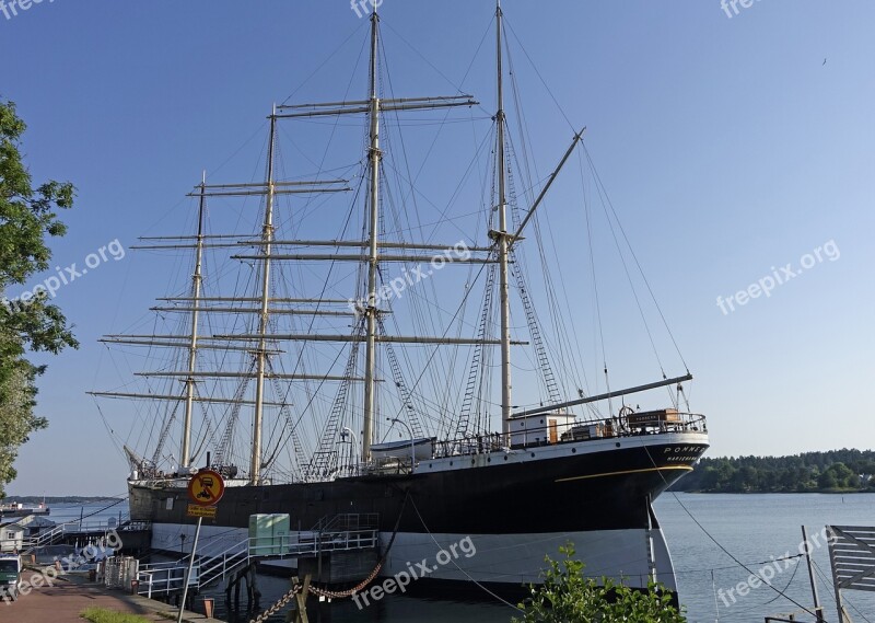 Ship Pomeranian Four Master Sailing Vessel Free Photos