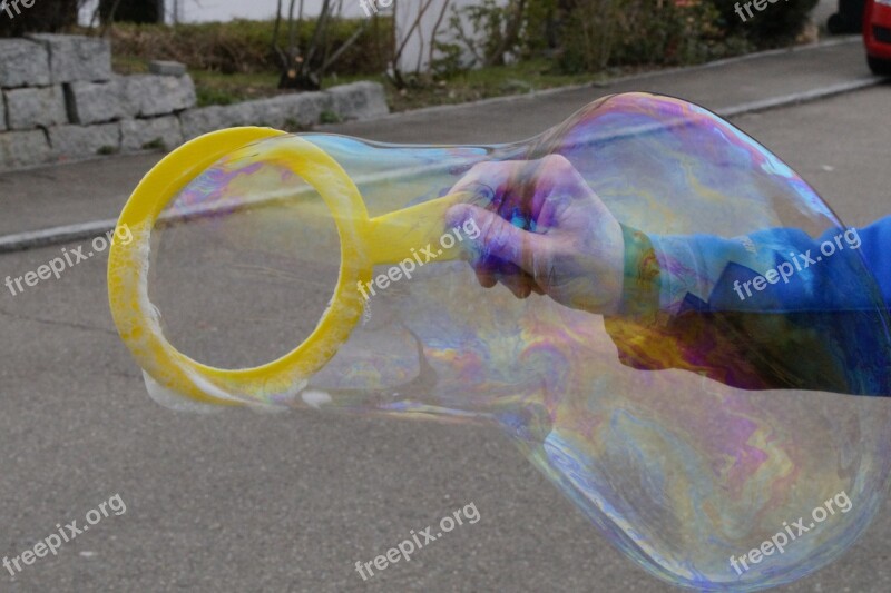 Soap Bubble Make Soap Bubbles Ring Bubble Ring Giant Soap Bubbles