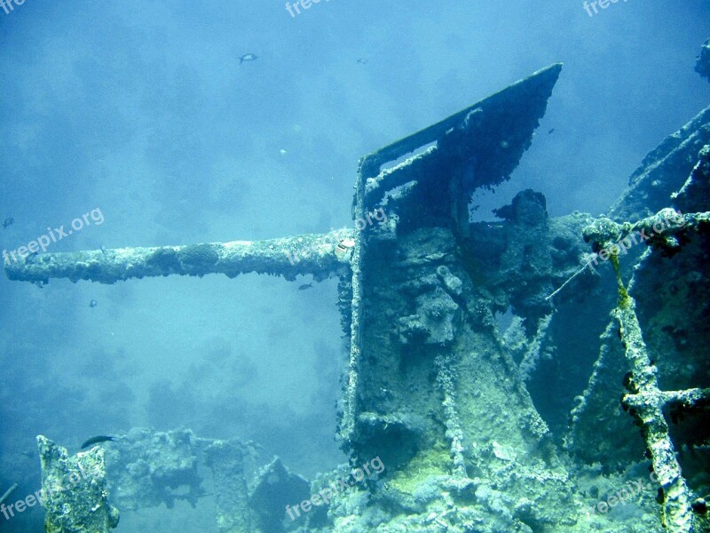 Underwater Diving Thistlegorm Egypt Red Sea