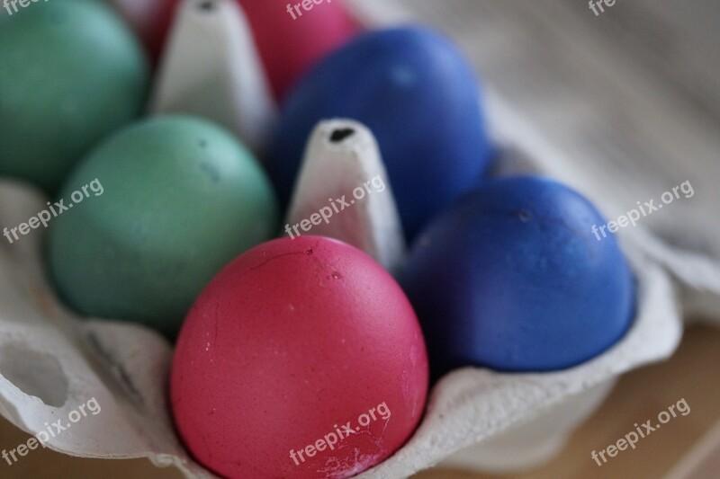 Egg Eggs Felt Colorful Eggs Easter Eggs Colored