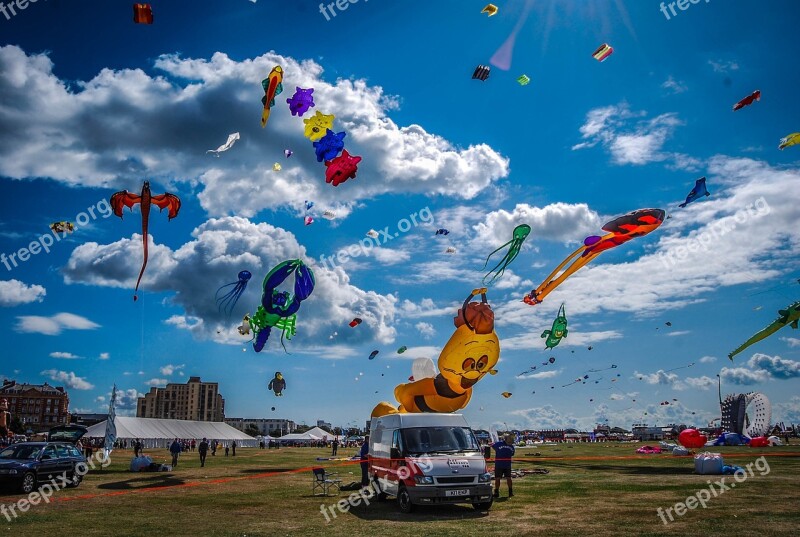 Kate Festival Portsmouth England Sky Clouds