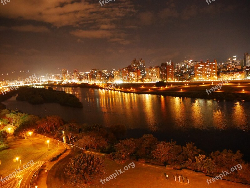 Night View River Banks 燈 Free Photos