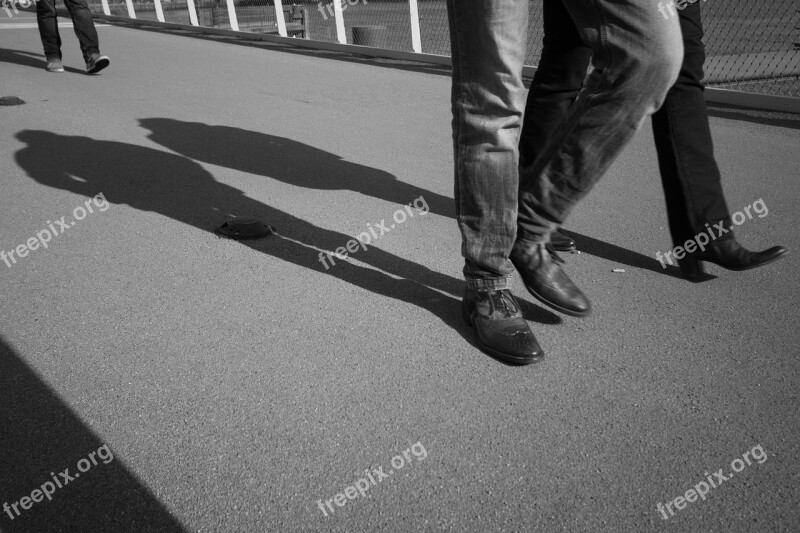 Walking Shadows Business Feet Pants