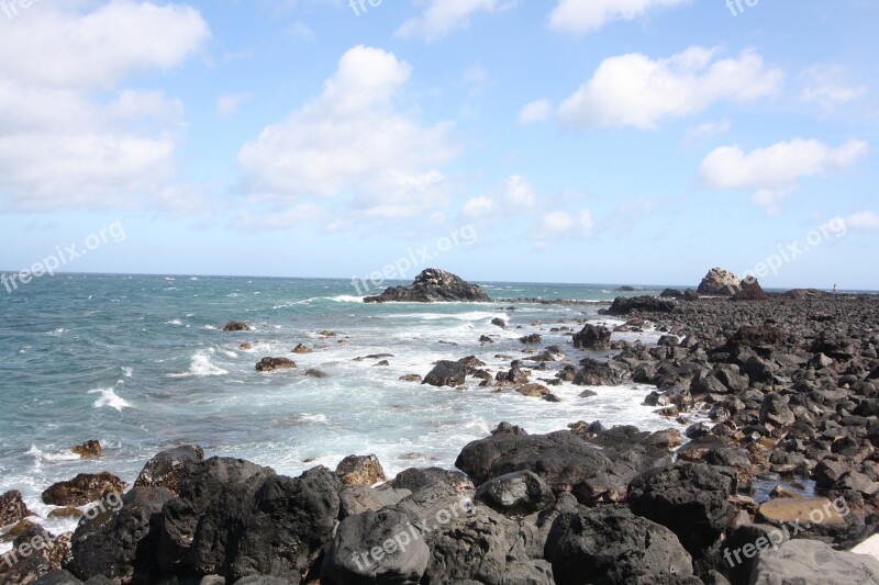 Coastal Stone Breakwater Non-transferability Waves