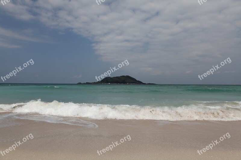 Island Sea Beach Waves Jeju Island