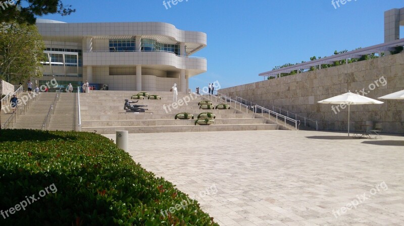 Getty Center Building Florentine Marble Architecture Modernism