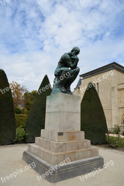 The Thinker Rodin Paris Sculpture Classic