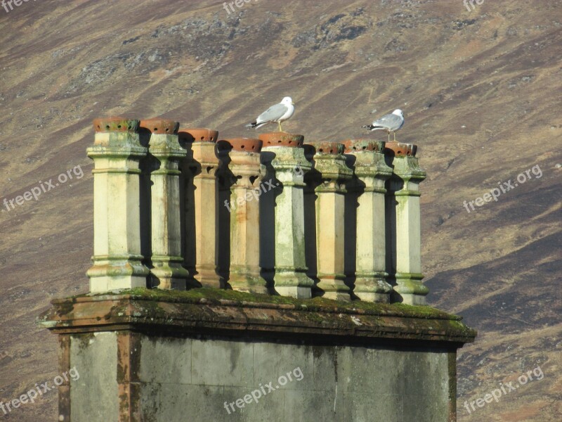 Old Chimney Brickwork Architecture Smokestack Masonry