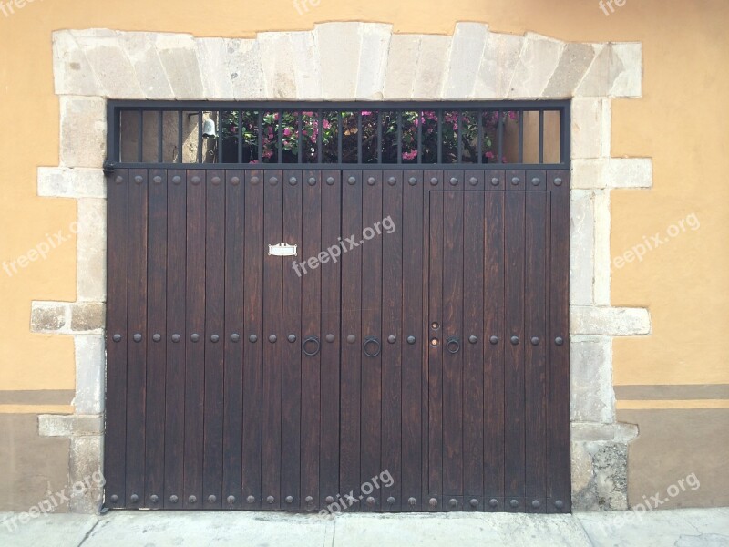 Door Architecture Colonial Entrance Wood