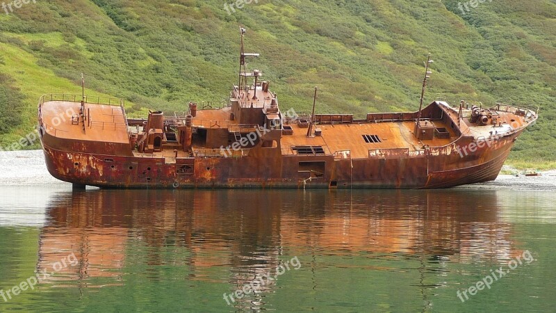 Wreck Rusty Broken Abandoned Damaged