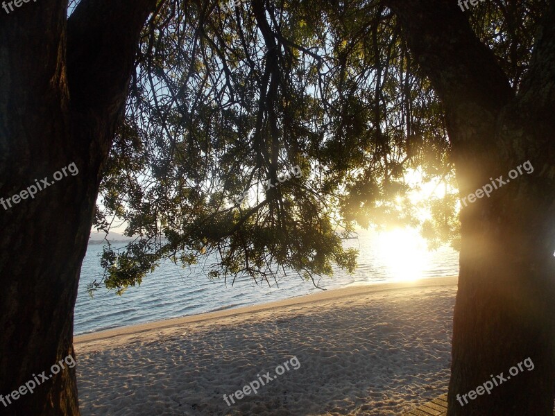 Nature Beach Backpacking Landscape Free Photos