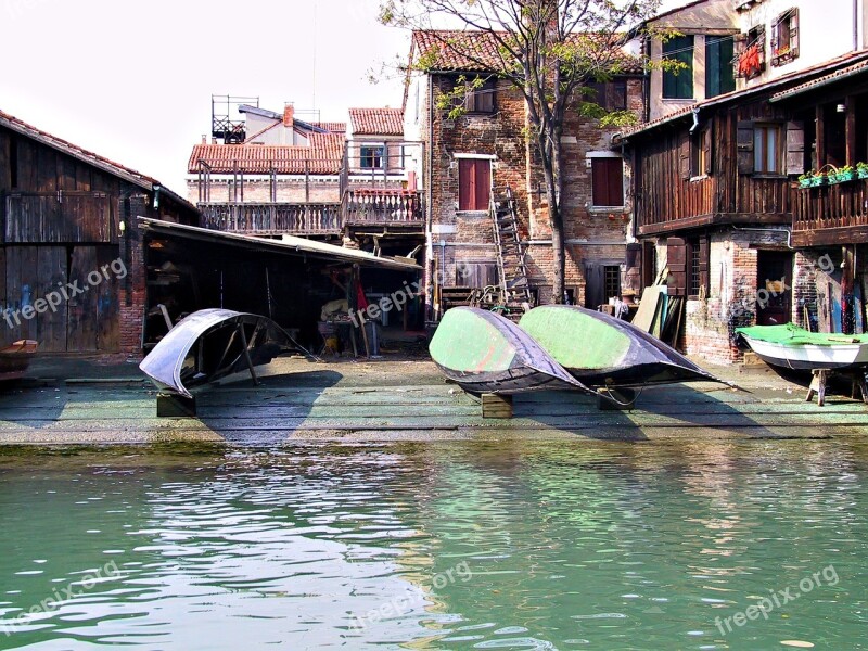 Gondola Venice Boat Italy Canal