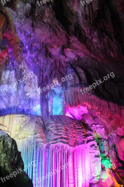 Karst Cave Karst Cave Rainbow Colors