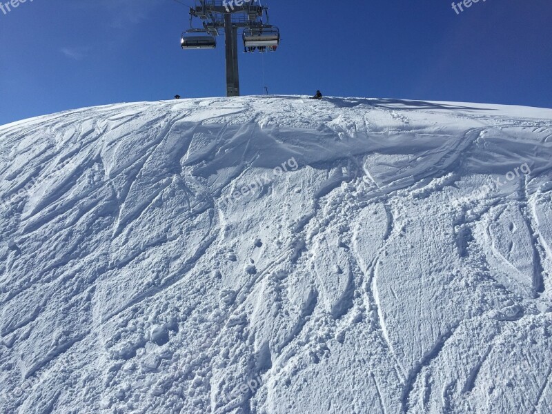 Snow Ski Lift Lofer Skiing