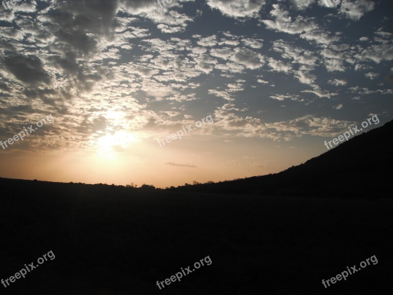 Landscape Mountains Guyana Sunset Free Photos