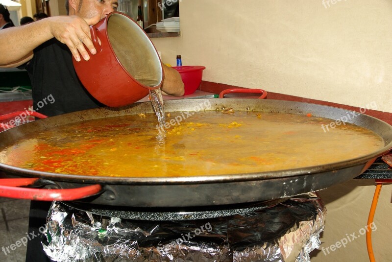 Spain Paella Cook Restaurant Free Photos