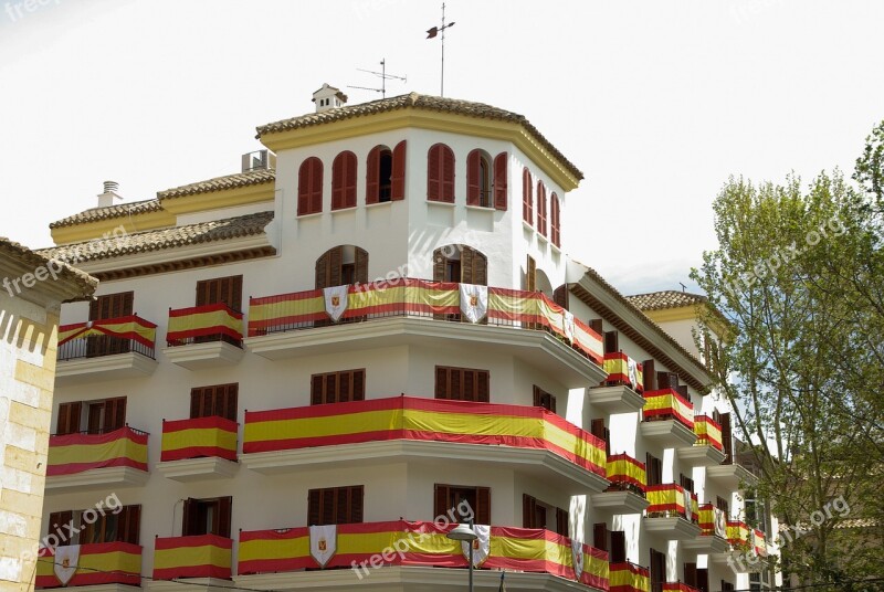 Andalusia Lorca Architecture Balconies Shutters