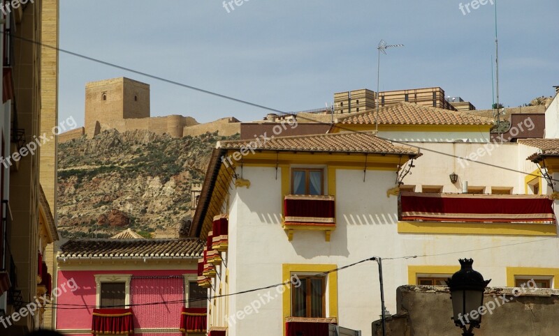 Spain Andalusia Lorca Castle Free Photos